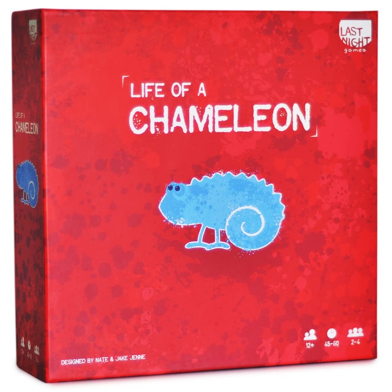 Last Night Games Life of a Chameleon | Mensa Select Strategic Board Game for Adults and Families | Eat Bugs, Avoid Snakes