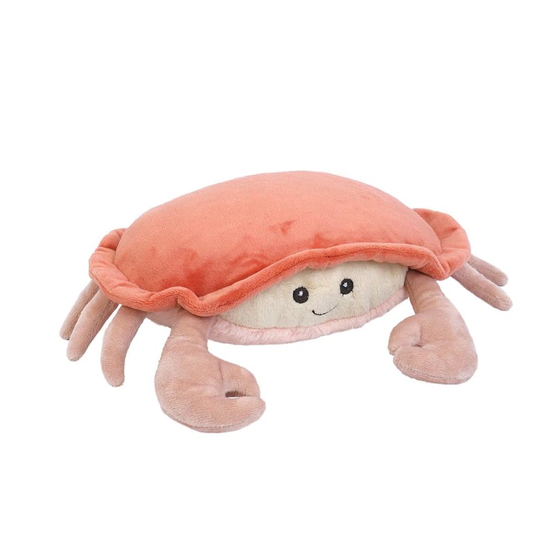 MON AMI Shy Crab Stuffed Animal Toy – 14   , Sealife Animal Gifts for Kids, Ocean Animal Toys for Children