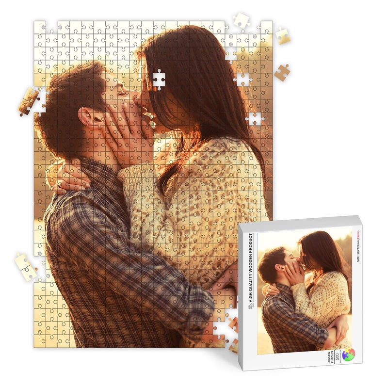 Personalized Puzzle, Custom Jigsaw Puzzle 120/500/1000 Pieces, Customized Photo Puzzles Gift for Mother’s Day and Father’s Day,