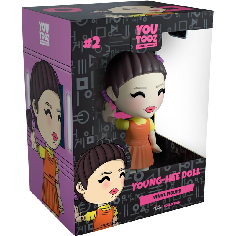 Youtooz Squid Game Young-Hee Doll 4.5” Inch Vinyl Figure, Young-Hee, Doll From Squid Game By Youtooz Squid Game Collection