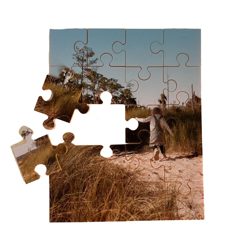 Custom Photo Puzzle from Picture | Upload Your Photo and Choose Color | 20 Piece Personalized Puzzle for Kids Toddlers Acrylic P