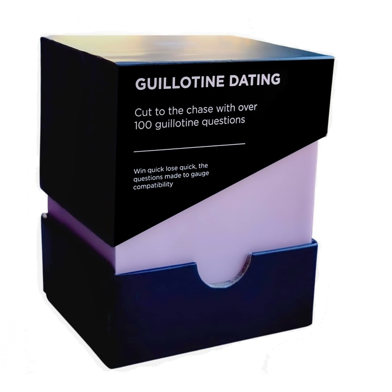 Guillotine Life – Dating Questions For Couples And Friends, Board Game To Connect With Your Partner, 141 Conversation Cards Star
