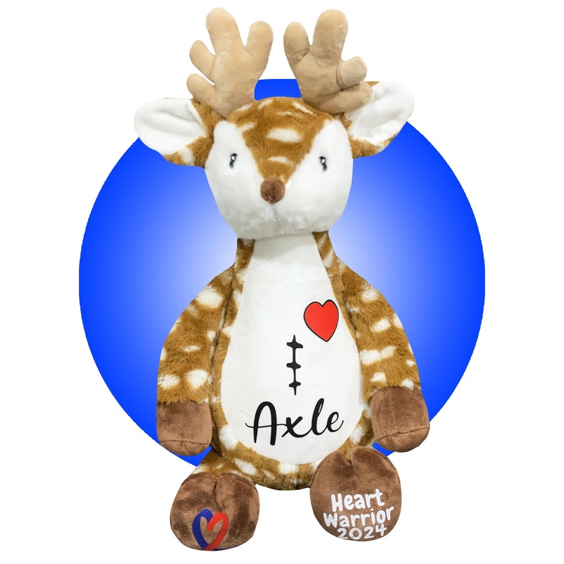 Heart Surgery Recovery Gifts – Personalized 18” Scar Buddy – Open Heart Surgery Gifts – Gifts for kid having surgery – Custom S