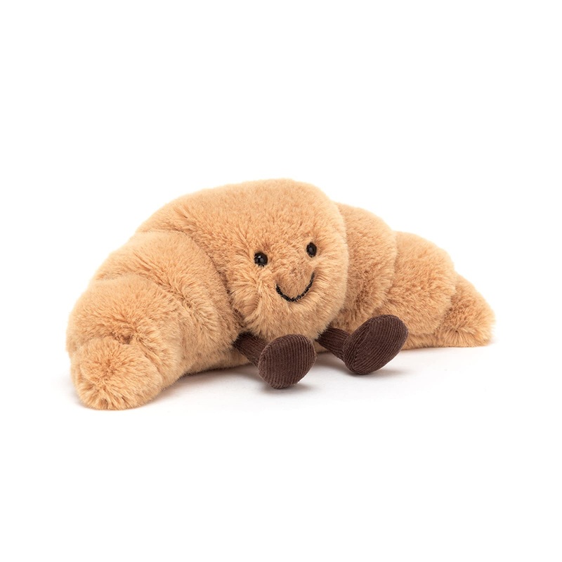 Jellycat Amuseables Croissant Stuffed Toy, Small 8.5 Inches – Pastry Plush – Fun Gift Idea