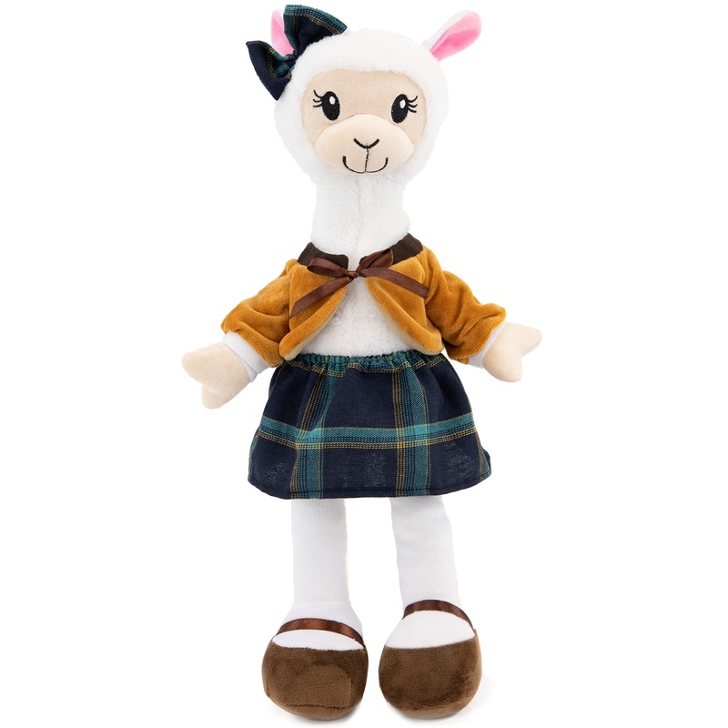 PLUSHIBLE BRIDGING MILES WITH SMILES Soft Baby Doll – Plush Rag with 2 Clothing Set, My First Plush Toy for Girls, Boys & Infant