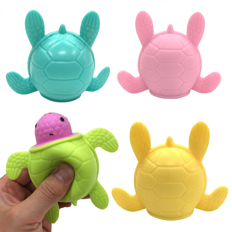 Squeeze Toys -3pcs Squeeze Toys Stress Chicken Fidget Toys for Kids and Adults Squeeze Stress Relief Balls for Giif Party Suppli