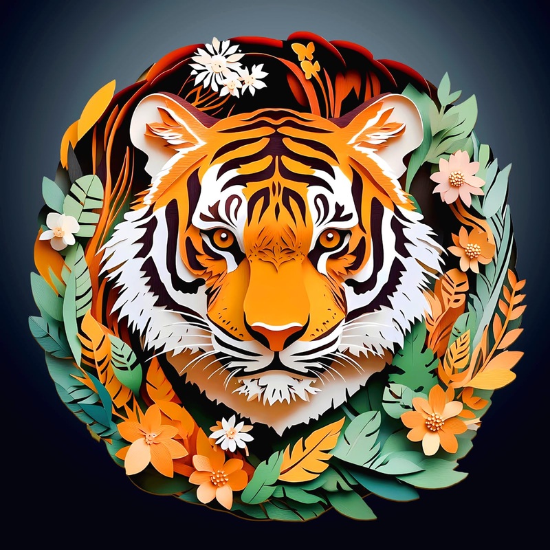 Wooden Puzzles For Adults, Unique Animal Shaped Adult Puzzle, King Of The Forest Wooden Jigsaw Puzzles Adult, Challenging Creati