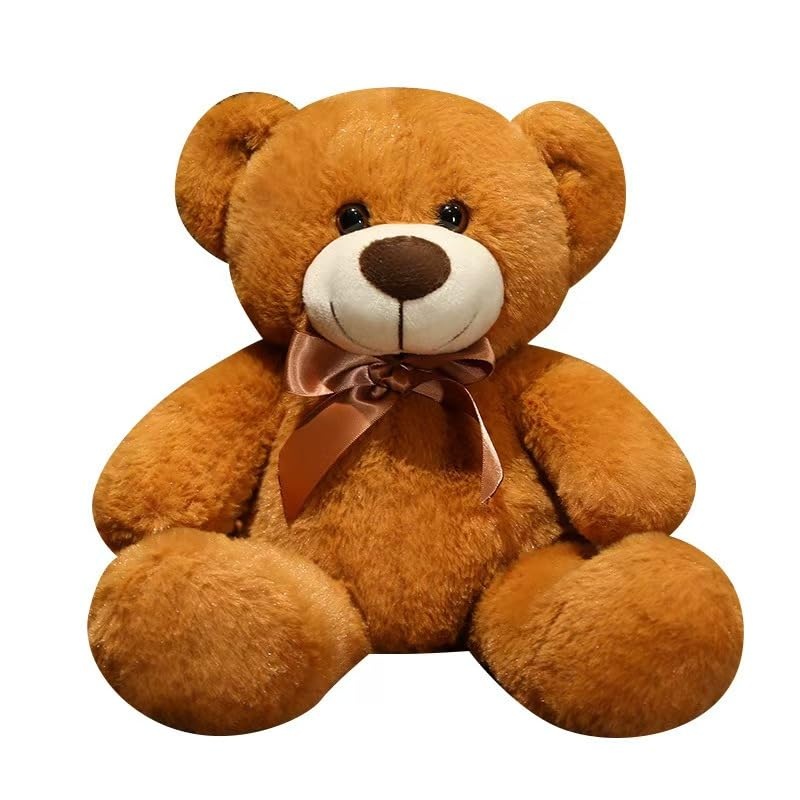 13.8” Soft Teddy Bear Stuffed Animals, Teddy Bear Plush Toy Birthday Gifts for Kids Girlfriends (Light Brown)
