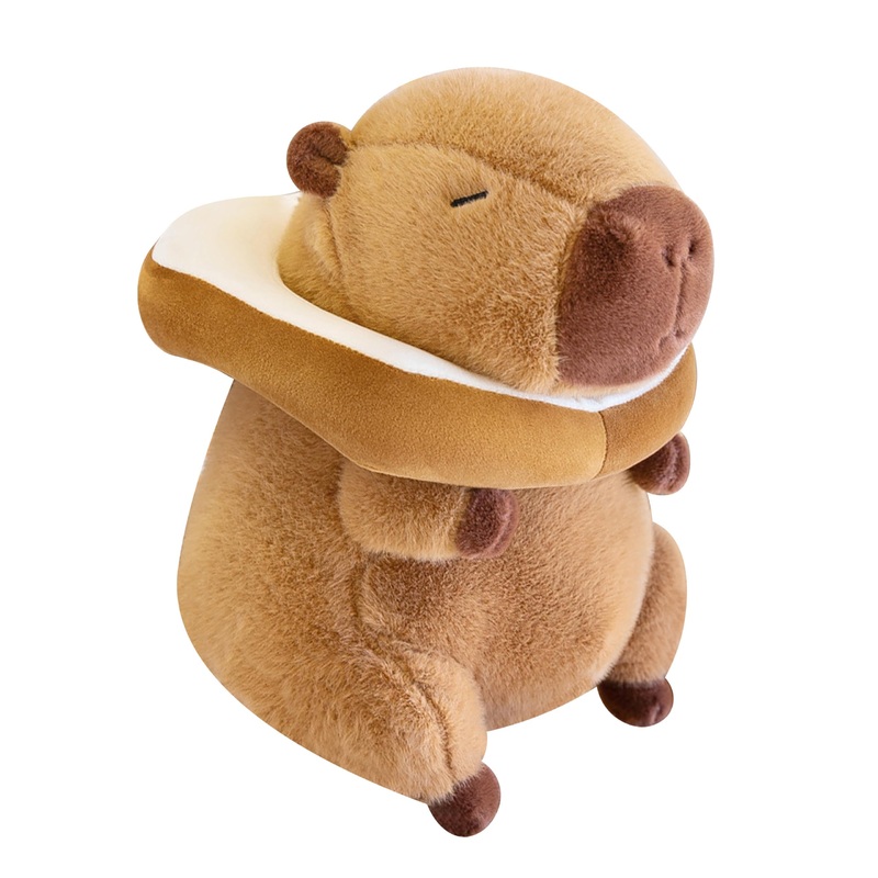 Capybara Plush Toy,Cute Capybara Stuffed Animal,Soft Brown Capybara Plushie,Gifts for Boys and Girls (Toast Capybara, 17 inches)