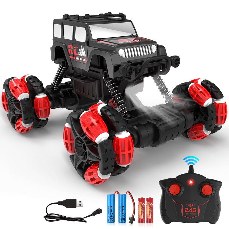 Eulogia Drift Climbing Stunt Car, 2.4GHz Remote Control Car, 360 Rotation RC Truck, Suitable for 5+ Years Old Boys and Girls Chi