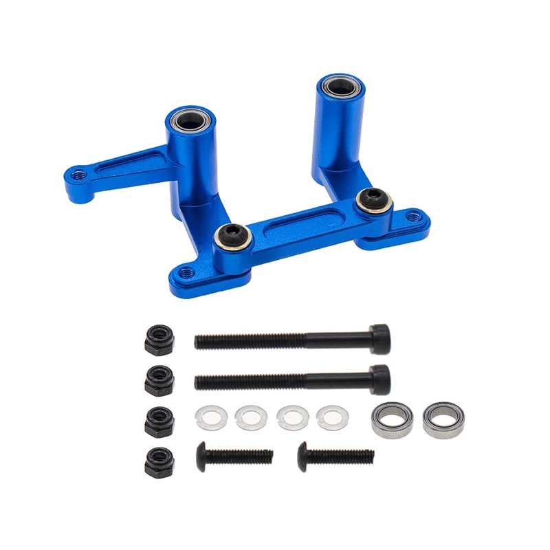 GTHELE Aluminum Steering Bellcranks&Drag Link for Traxxas 2WD 1/10 Slash, Stampede, Rustler, Nitro Slash-Replaces Part 3743