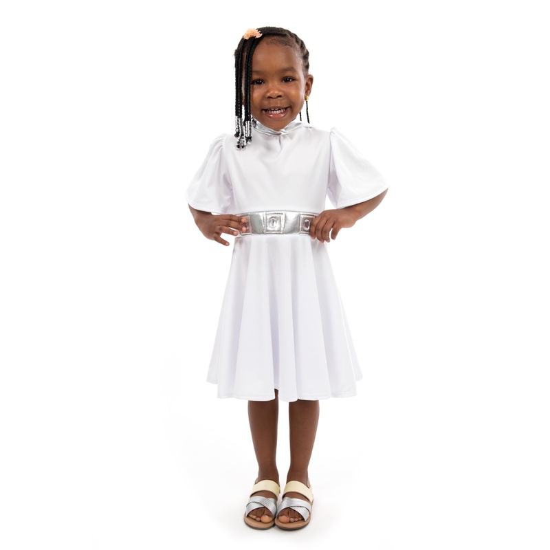 Little Adventures Galactic Princess Twirl Dress Up Costume – Machine Washable Child Pretend Play Party Dress (Size 4)