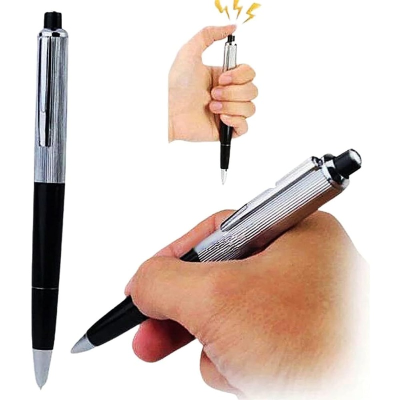 TypoGrove Electric Shock Pen Fun Joke to Friend Electric Shock Pencil Trick Prank Gag Gadget for Fool’s Day Surprise