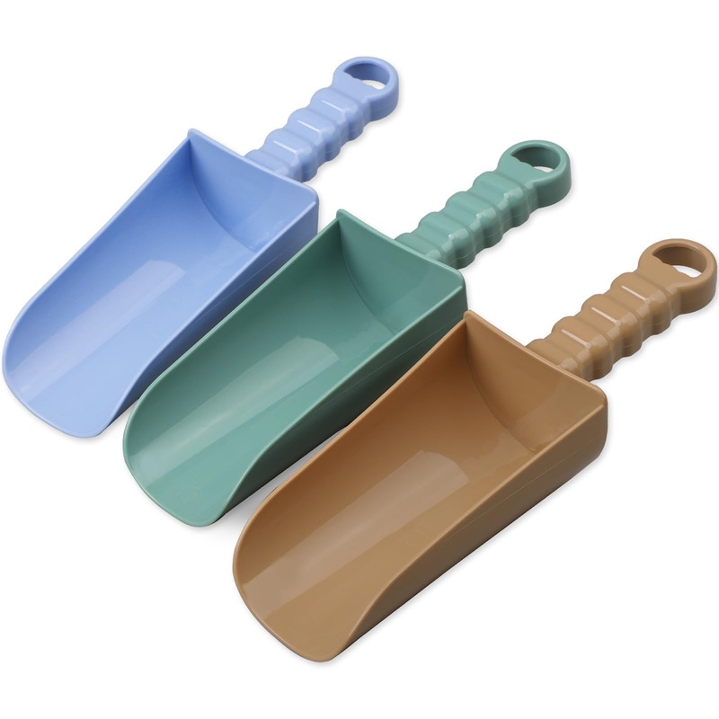Umnodobn 9” Solid Beach Sand Toy Shovels Scooping Spade Toys Kit Gear Water Pool Gardening Digging Bath Toy Environmentally ABS