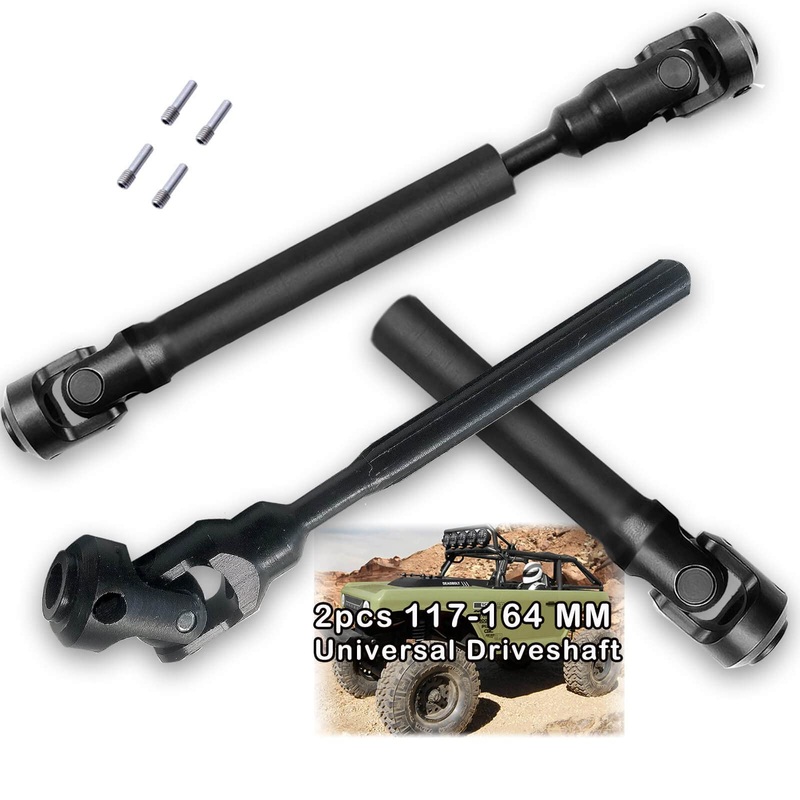 2pcs RC Drive Shaft 117-164mm for 1/10 SCX10,SCX10-II RTR,(117-164mm)