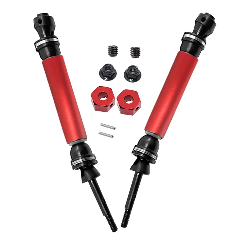 ARRCat Drive Shaft Upgrade Part for 1/10 ECX 2WD,2PCS Rear Drive Shaft CVD Upgrades Part for Ecx 1/10 2WD Ruckus Axe Brutus Circ