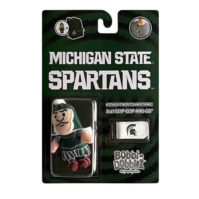 Bobbi-Dobbiez Attachable Plushie Michigan State University Sparty Mascot Bobbi-Dobbiez Attachable Plushie