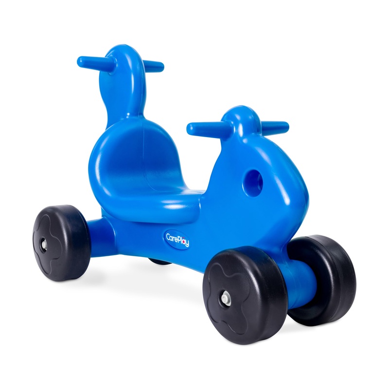 Careplay 2-in-1 Squirrel Push & Ride-on Toy, Indoor & Outdoor Use, Low Profile Seat, Recommended for Children up to 50lbs, Durab