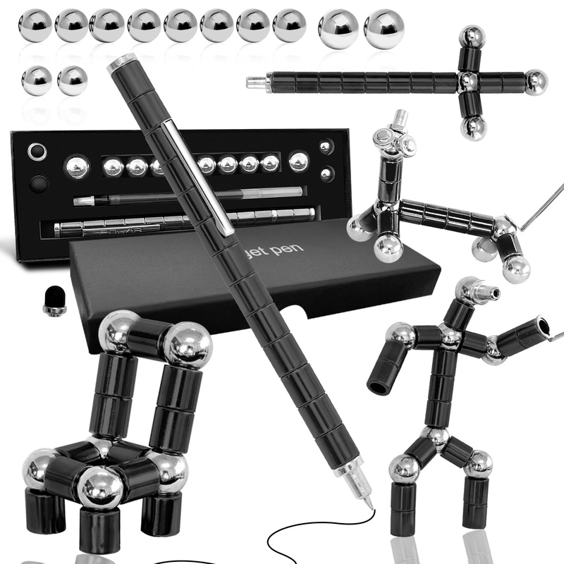 Fidget Magnetic Pen, Unique Gift for Teenage Boys and Girls, Cool Gadget Magnetic Toys, Perfect for Stress Relief and Focus, Fid
