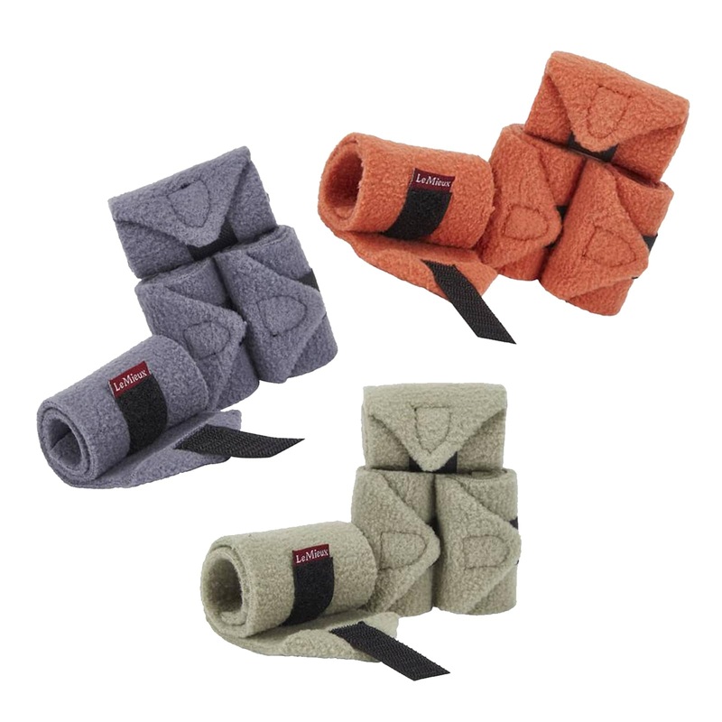 LeMieux Toy Pony Bandages for Toy Pony – Fleece – Simple Fastening – Suitable for Ages 3 Years + – Apricot