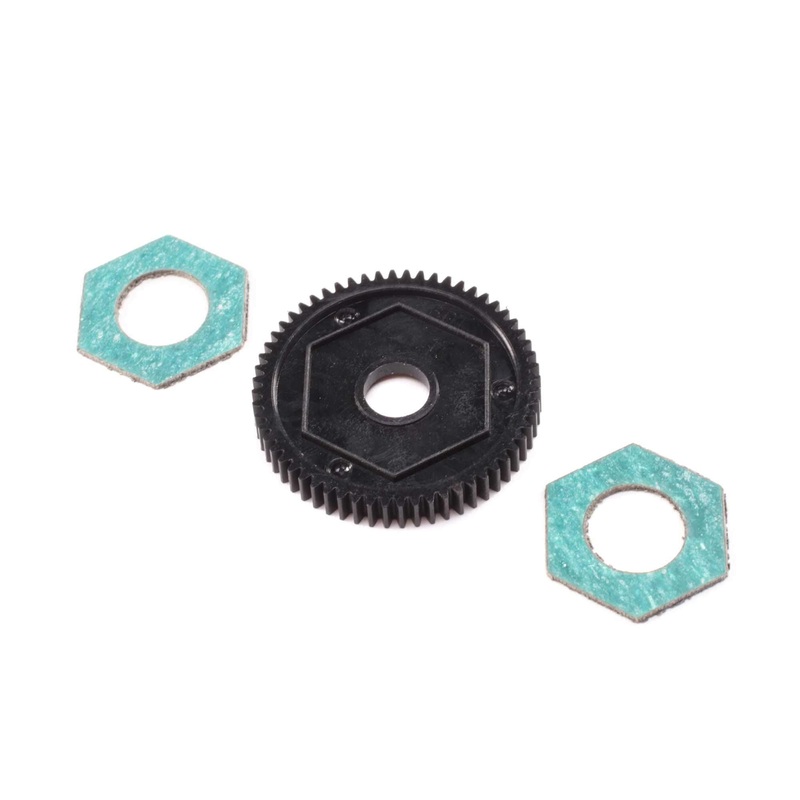 Losi Spur Gear w/Slipper Pads 60T 0.5M Mini-T 2.0 LOS212016 Gears & Differentials
