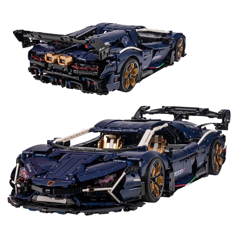 UNCLE BRICK Lamb AVENTTAOR Sports Car Building Kit,1:8 Scale Model Speed Champions Technic Car,Adult Collectible Model Cars Kits