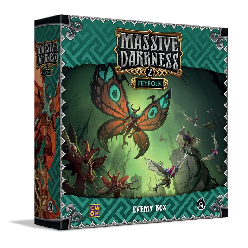 CMON Massive Darkness 2 Feyfolk Enemy Box Expansion | Tabletop Miniatures Game | Cooperative Strategy Game for Adults and Teens