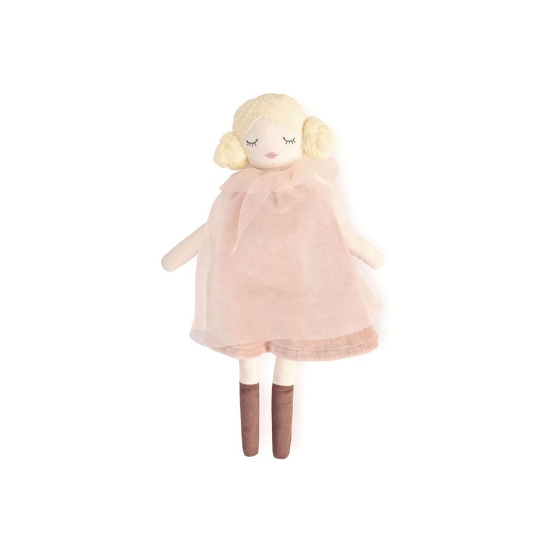 Crane Baby Toys for Boys and Girls, Comforting Plush Baby Doll, Clara