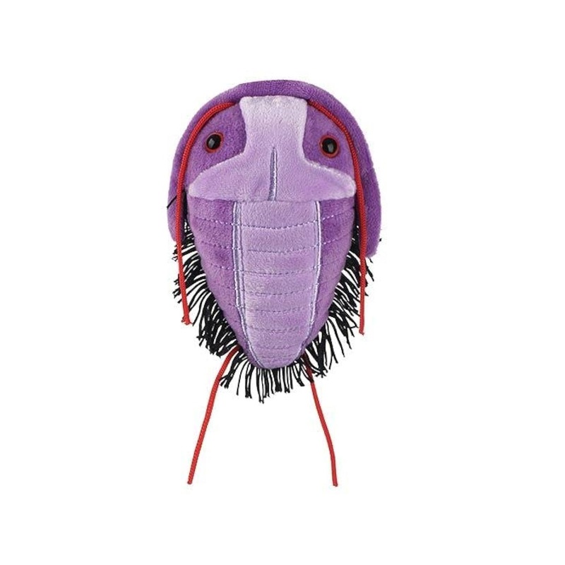 GIANT MICROBES Fuzzy Fossils Trilobite Plush – Learn About Fossils and Prehistoric Creatures, Unique Gift for Family, Friends, S