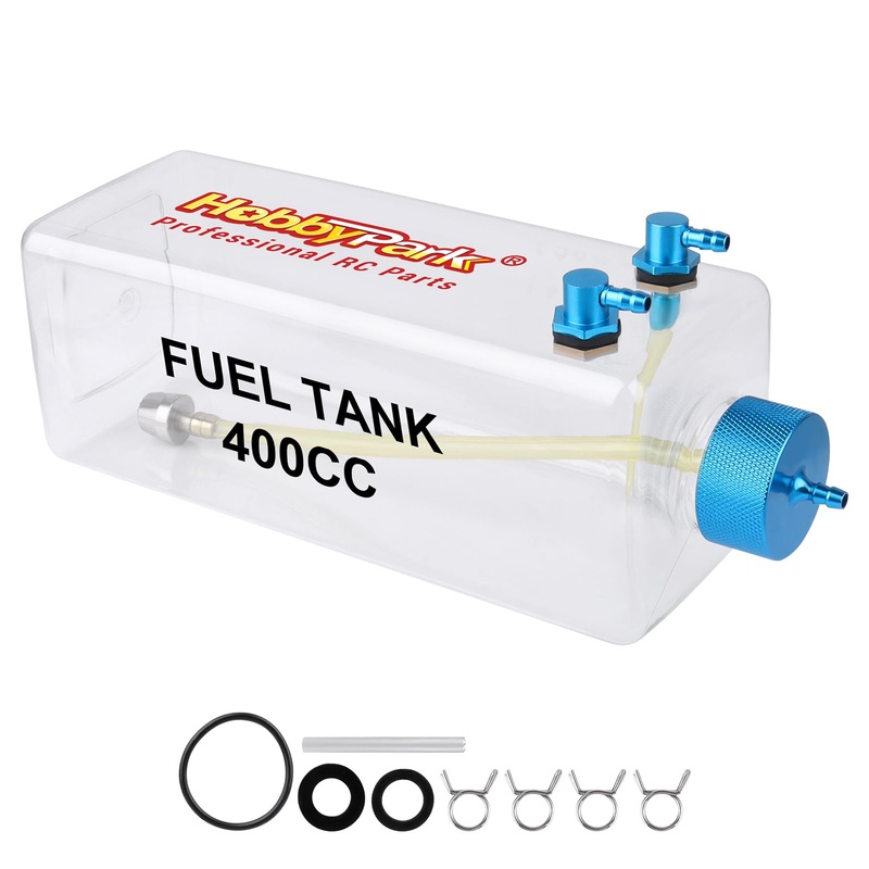 HobbyPark RC Gas Fuel Tanks Fuel Bottle for RC Gasoline Airplane Gas Engine (400CC)