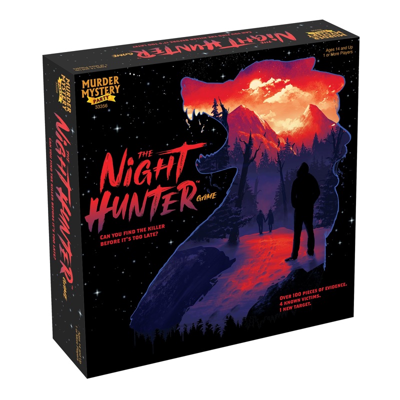 Murder Mystery Party | The Night Hunter, Can You Catch The Killer Before It’s Too Late Game, for Ages 14+
