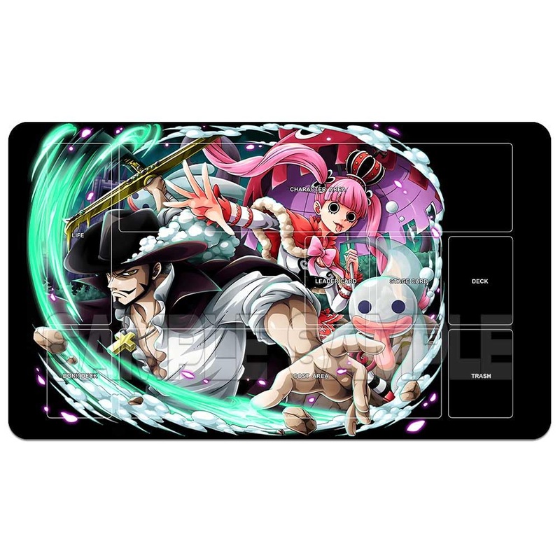 YMILOHOGI Playmat Trading Card Game OPCG Mat CCG MTG Playmat TCG Card Game Table Mat Mouse Pad 600X350mm + Free Bag (H003) (Miha