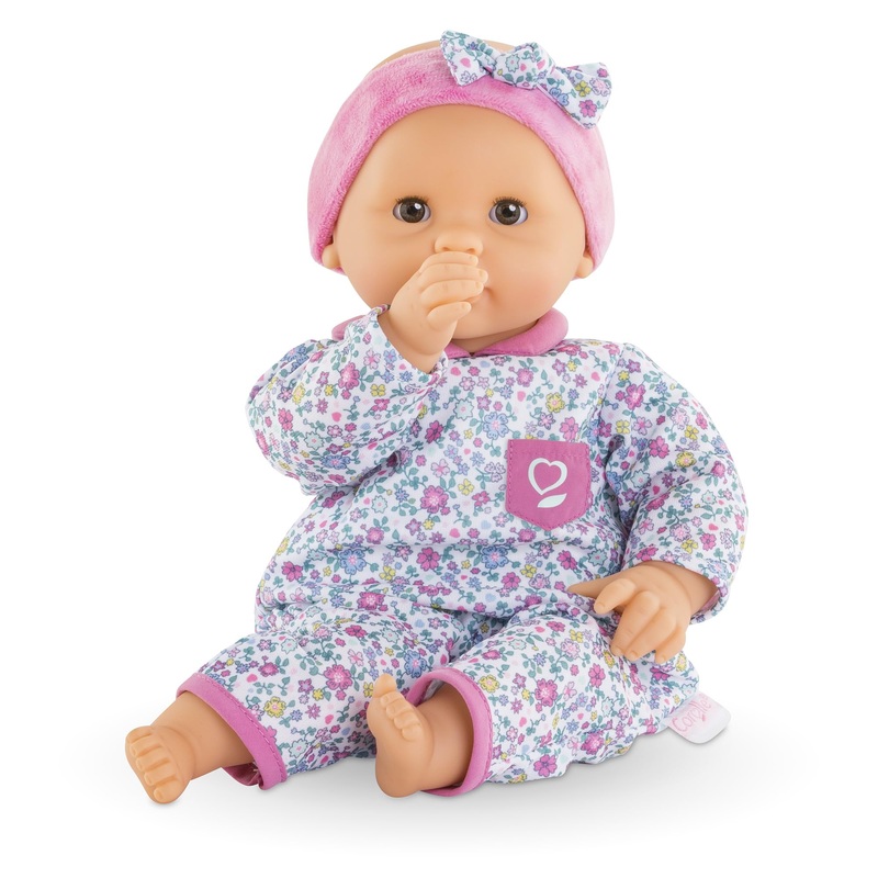 Corolle B  b   Calin Capucine Baby Doll – 12” Soft-Body with Sleeping Eyes That Open and Close, Vanilla-Scented – Mon Premier P