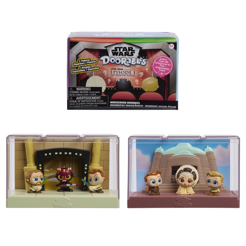 Just Play Star Wars Doorables Widescreen Moments – Star Wars: The Phantom Menace, Collectible Figures, Kids Toys for Ages 5 Up