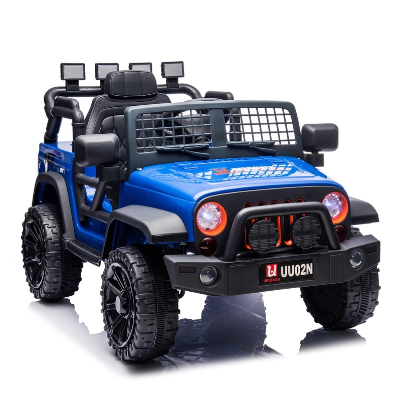 Kids 12V Ride On Truck, Battery Powered Electric Ride On Car with Parent Remote Control,3 Speeds, LED Lights, MP3 Player (Light