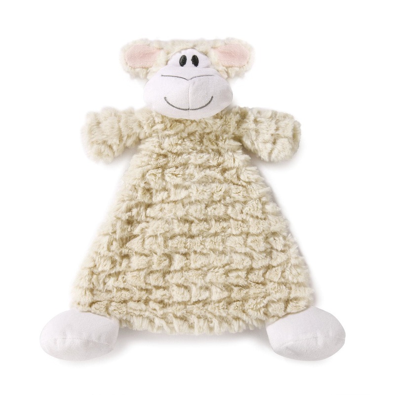 Langley Lamb Cream Children’s Plush Rattle Blankie