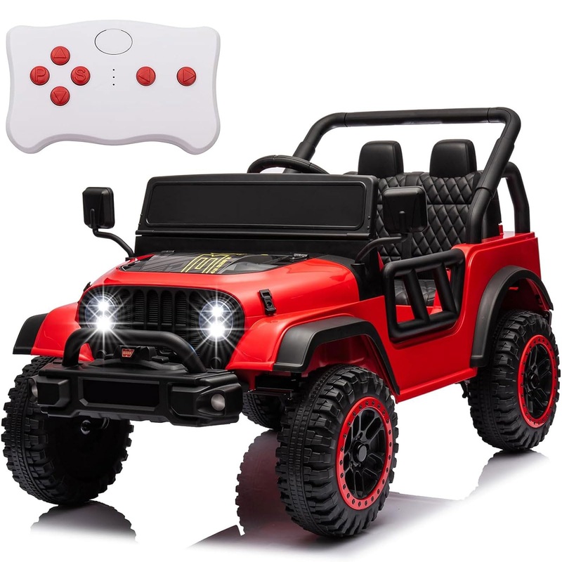 Nitoess Kids Car, 4WD Ride on Toys for Big Kids Electric Vehicles, 24V Battery Electric Ride on Truck Car Toys with Remote Contr