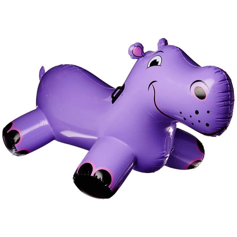 Poolmaster Giant Inflatable Pool Float Happy Hippo Rider Large