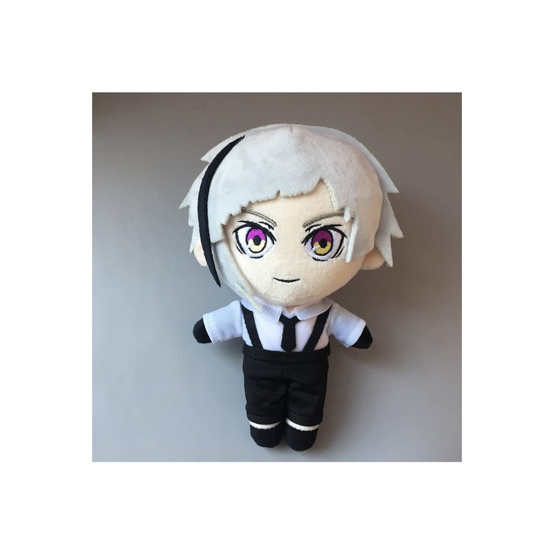 Roocnie Atsushi Plush Bungo Stray Dogs Plushie Anime BSD Doll Stuffed Figure Gift 7.9 inch/20cm