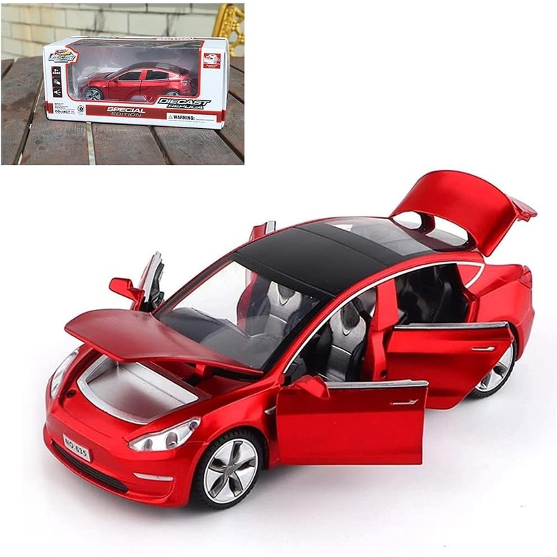 1:32 Scale Model 3 Alloy Car Model Diecast Toy Vehicles for Kids, car Model Toy,Pull Back Alloy Car with Lights and Music,Mini V
