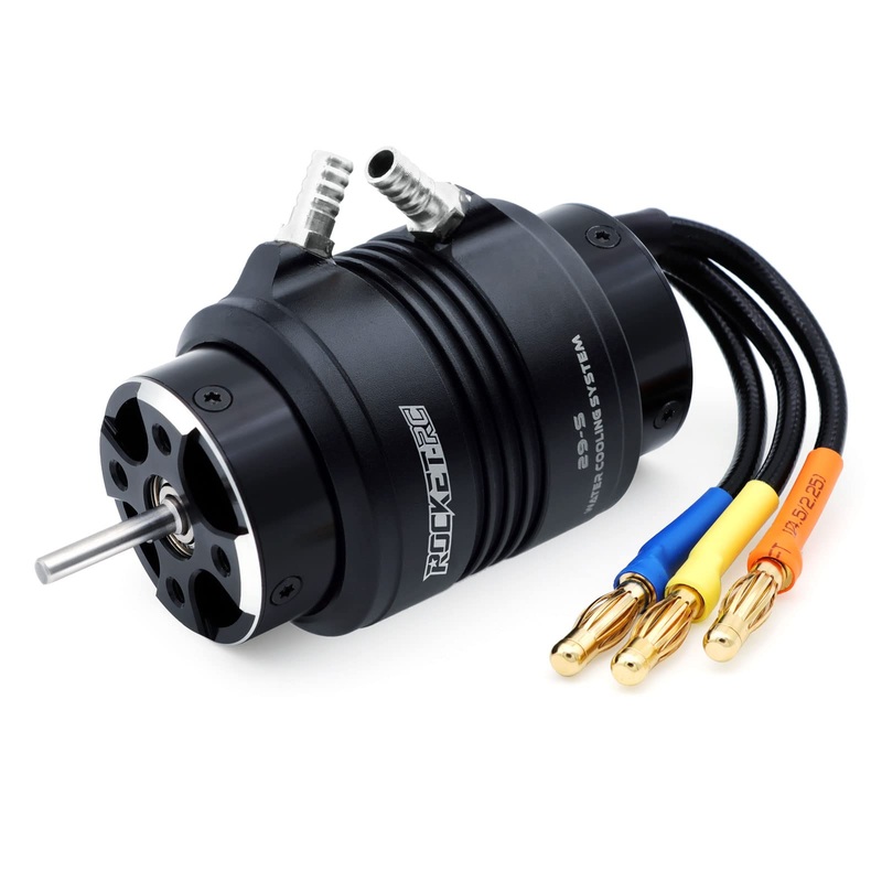 Brushless Rc Boat Motor, Surpass Hobby 2958 6500KV Brushless Motor with Cooling Set Design for RC Boat (6500kv)