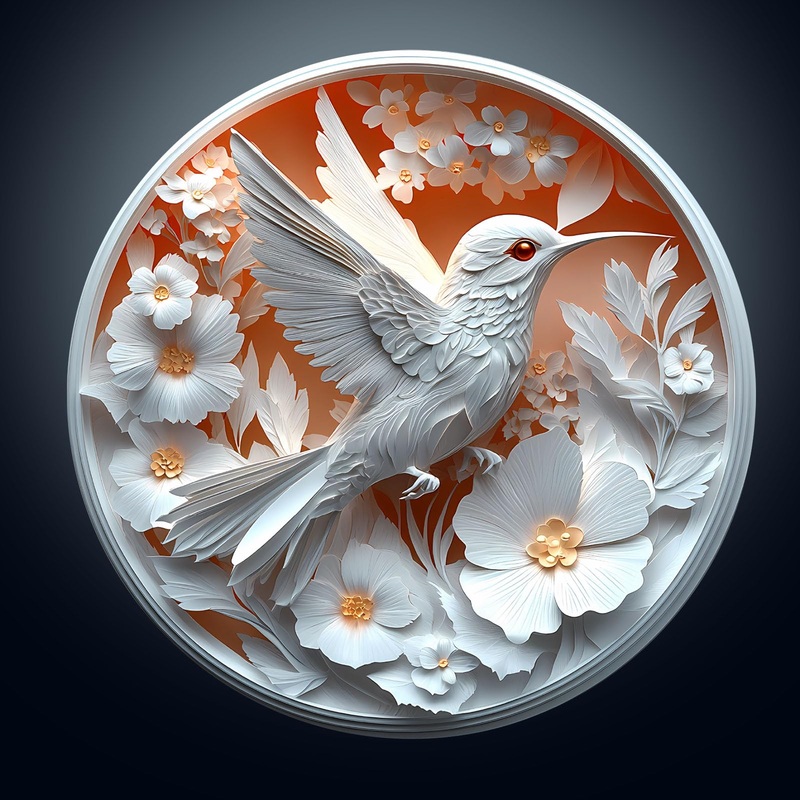 Wooden Puzzles for Adults, Unique Animal Shaped Paper Hummingbird Adult Puzzle, 3D Vision Wooden Jigsaw Puzzles Adult, Challengi