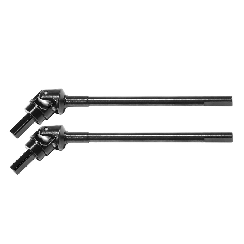 1/10 Capra Front Rear Shafts Thicker Steel Universal Joint Straight Shaft Portal Stub Axle Overdrive Gear for 1/10 RC Crawler Ri