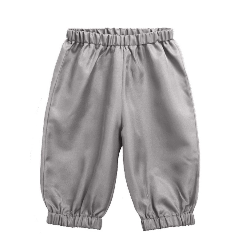 BPURB Boys Colonial Costume 18th Century Colonial Pilgrim Costume Boys Knicker Pants Grey