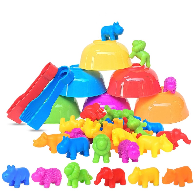 Counting Ocean Animal Toys Matching Games, Sensory Toys for Toddlers 3+, Autistic Children Learning Resources Tools, Preschool L