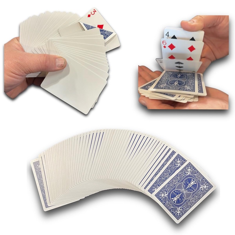 Hat Trick Magic Card Illusions for Beginner to Professional Wizards – Appearing, Teleporting, Transforming Miracles (Blue Mental