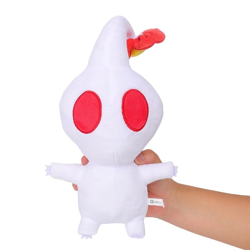 HXLAI 2023 Pikmin Plush – 8inch White Pikmin Plushie Toys for Game Fans Gift – Soft Stuffed Figure Doll for Kids and Adults
