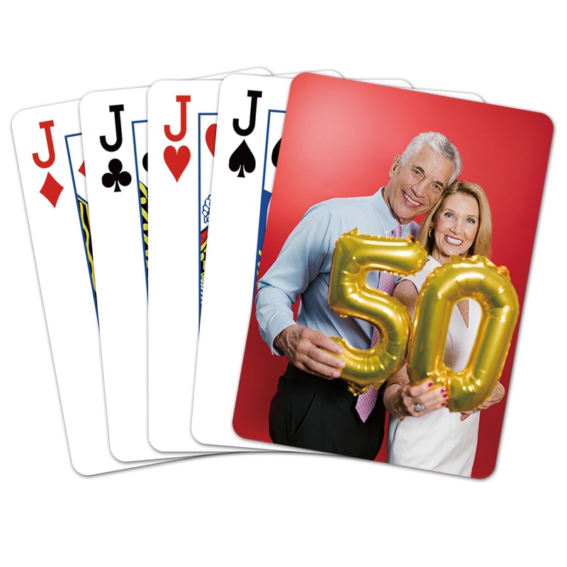 KOMVIOO Custom Playing Cards with Photos Different Designs for Birthday Souvenir Gifts Parties(Back)