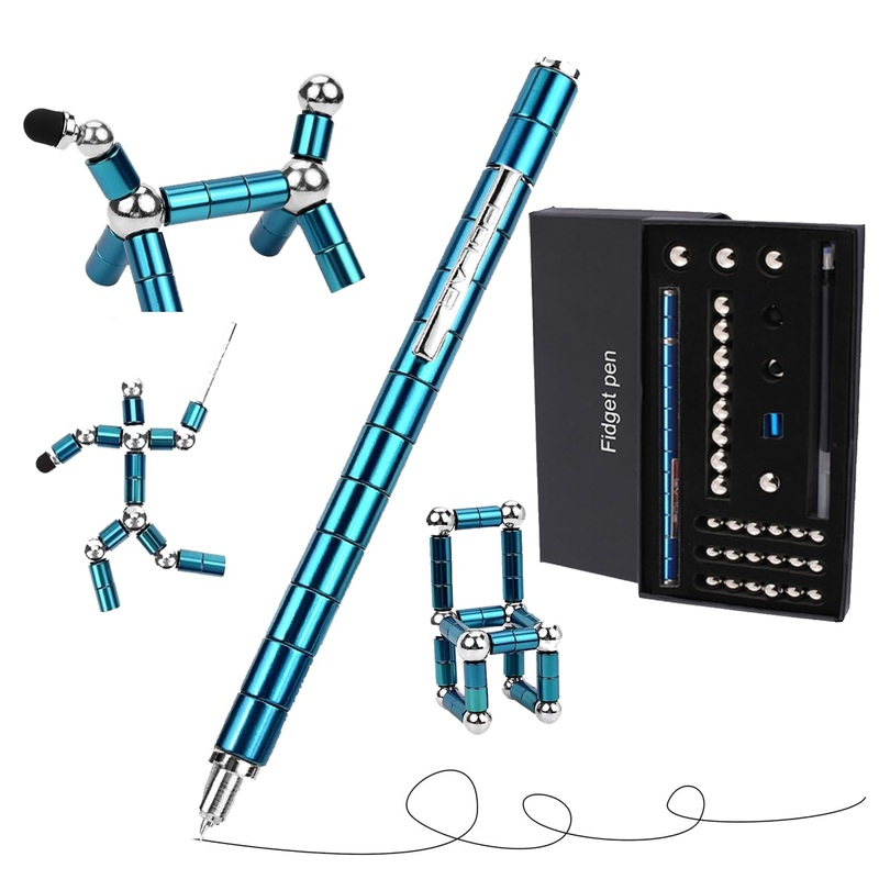 Meweo Magnetic Fidget Pen Magnetic pen Gifts Fidget Pen Toys for Teenage Girls Boys Adults,Toy Pen Decompression Toy Magnet Pen,