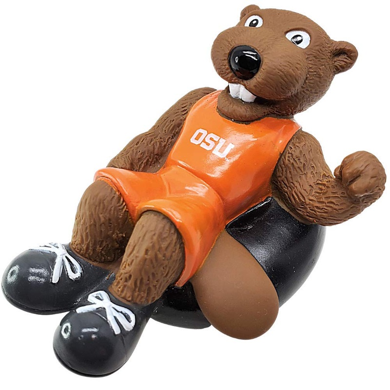 Rubber Tubbers Oregon State Beavers (Benny Beaver) Collegiate Bathtub Toys – Officially Licensed NCAA Team Mascots, Authentic Sp